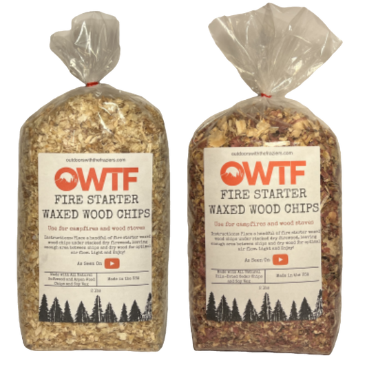 Fire Starter Waxed Cedar and Pine Bundle Offer