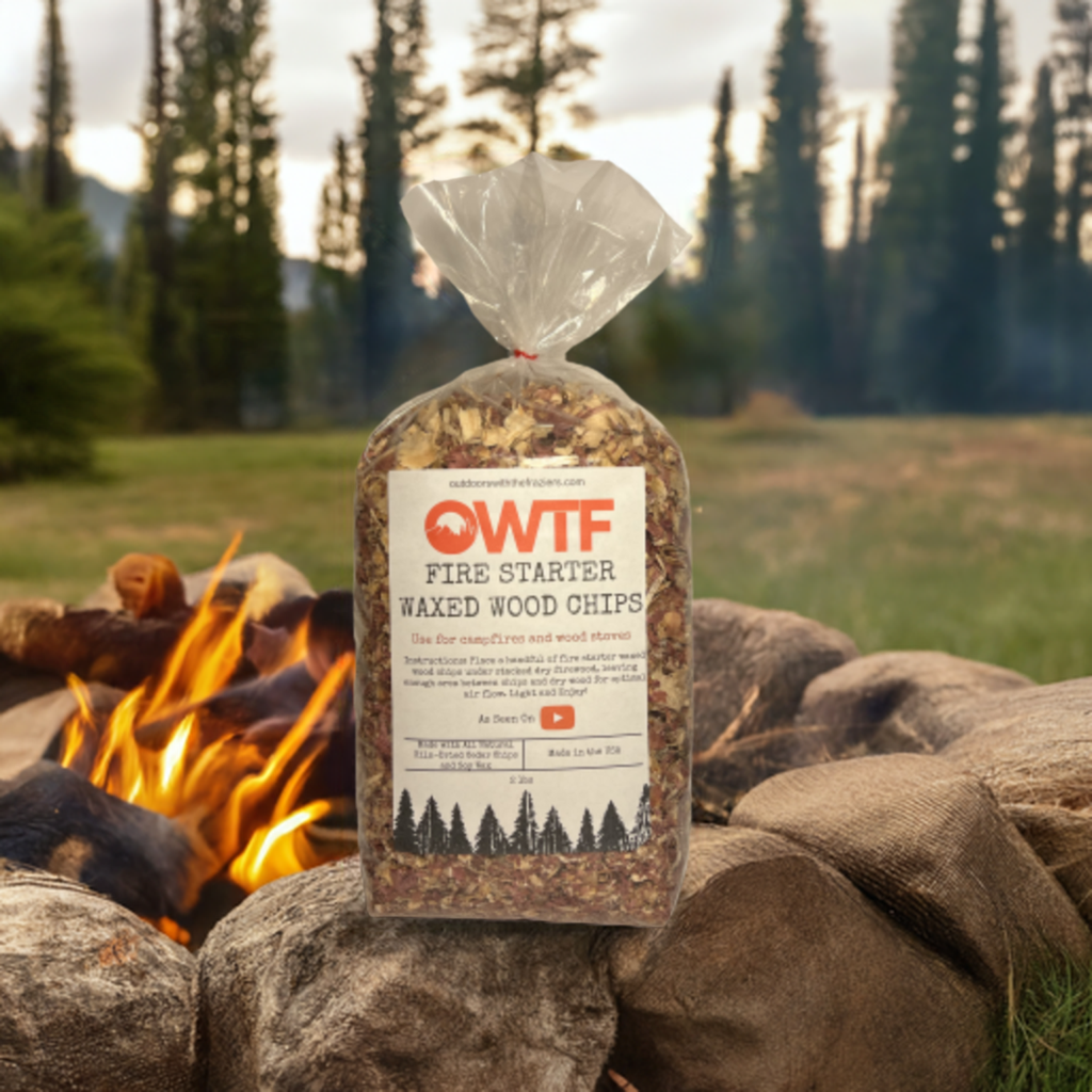 Fire Starter Waxed Cedar Wood Chips 2lbs